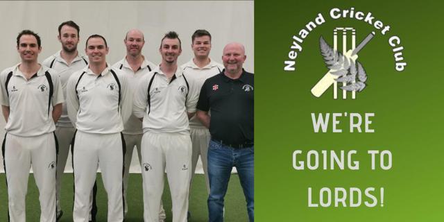 Neyland CC indoor champions are going to Lords